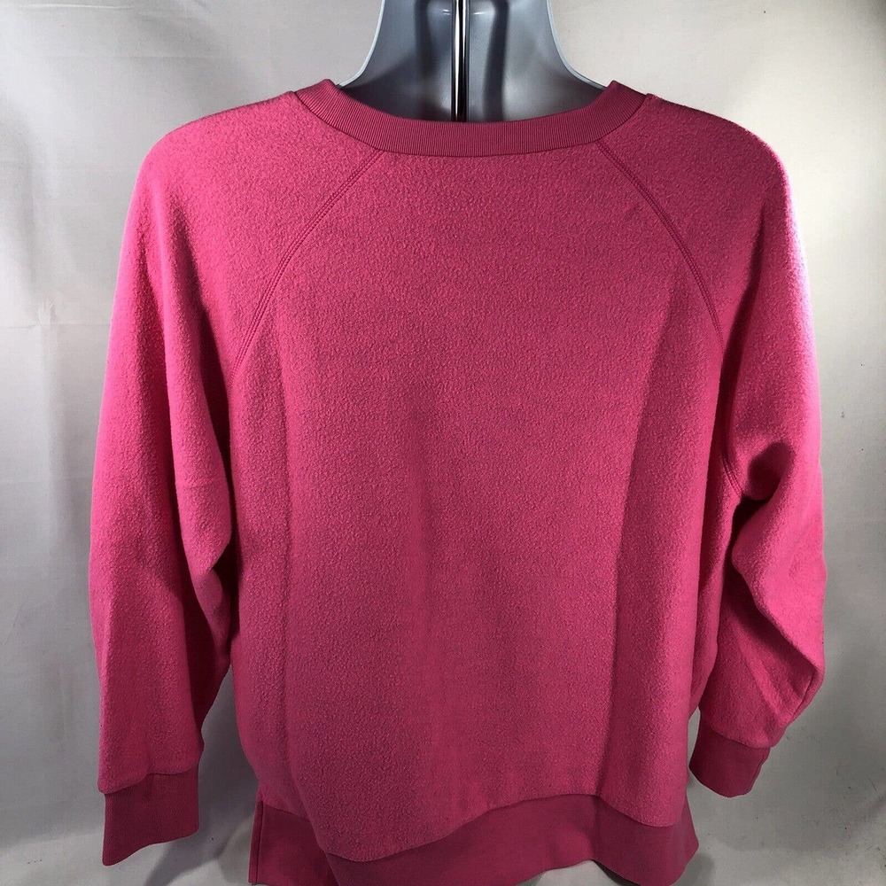 Victoria’s Secret Pink Long Sleeve Sweatshirt Size Medium Pink Pullover Logo - Picture 6 of 12